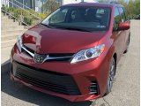 2020 Salsa Red Pearl Toyota Sienna LE AWD #133287418