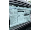 2019 Hyundai Kona SE AWD Window Sticker