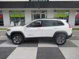 Pearl White Jeep Cherokee in 2019