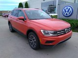 2019 Habanero Orange Metallic Volkswagen Tiguan SE 4MOTION #133461826