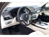 2020 BMW 7 Series 740i Sedan Ivory White/Black Interior