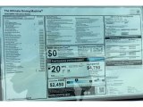 2020 BMW 7 Series 750i xDrive Sedan Window Sticker