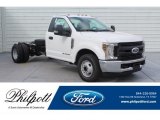 2019 Oxford White Ford F350 Super Duty XL Regular Cab Chassis #133483703