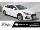 2019 Quartz White Pearl Hyundai Sonata SE #133500466