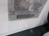 2019 Kicks Color Code for Fresh Powder White - Color Code: XAB