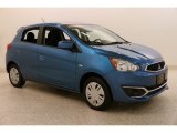 2018 Sapphire Blue Mitsubishi Mirage ES #133576492