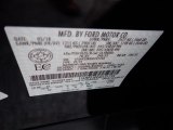 2018 Taurus Color Code for Shadow Black - Color Code: G1