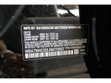 2020 7 Series Color Code for Black Sapphire Metallic - Color Code: 475