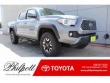 2019 Cement Gray Toyota Tacoma TRD Off-Road Double Cab 4x4 #133737126