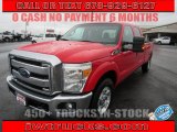 2016 Race Red Ford F250 Super Duty XLT Crew Cab #133766244