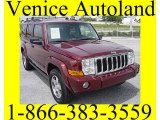 2009 Red Rock Crystal Pearl Jeep Commander Sport 4x4 #13352211