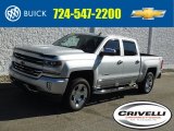 Silver Ice Metallic Chevrolet Silverado 1500 in 2016