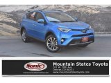 2018 Electric Storm Blue Toyota RAV4 Limited AWD #133784344
