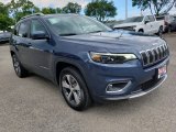 2019 Blue Shade Pearl Jeep Cherokee Limited 4x4 #133843275