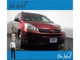 2004 Salsa Red Pearl Toyota Sienna LE #133843481