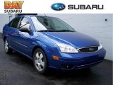 2005 French Blue Metallic Ford Focus ZX4 SES Sedan #13361690