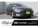 2020 Machine Gray Hyundai Elantra SEL #133918403