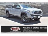 2019 Cement Gray Toyota Tacoma TRD Off-Road Double Cab 4x4 #133918251