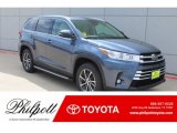 2019 Shoreline Blue Pearl Toyota Highlander XLE #133957368