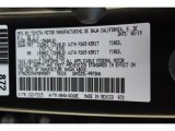 2019 Tacoma Color Code for Magnetic Gray Metallic - Color Code: 1G3