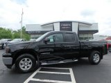 2008 Onyx Black GMC Sierra 1500 SLE Extended Cab 4x4 #133957351