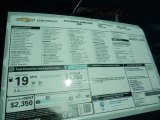 2019 Chevrolet Corvette Grand Sport Convertible Window Sticker