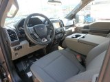 2019 Ford F150 XLT Regular Cab 4x4 Earth Gray Interior