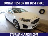 2019 Oxford White Ford Fusion SEL #133991563