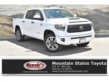 2019 Super White Toyota Tundra SR5 CrewMax 4x4 #133995413