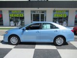 2014 Clearwater Blue Metallic Toyota Camry LE #134032995