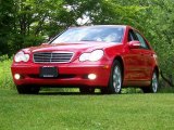 2003 Magma Red Mercedes-Benz C 320 4Matic Sport Sedan #13375109