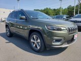 2019 Olive Green Pearl Jeep Cherokee Limited 4x4 #134072251