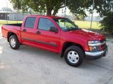 2005 Victory Red Chevrolet Colorado LS Crew Cab #13372315