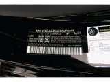 2019 AMG GT Color Code for Obsidian Black Metallic - Color Code: 197