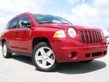 2007 Inferno Red Crystal Pearlcoat Jeep Compass Sport #13356109