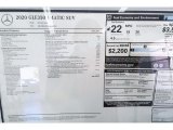 2020 Mercedes-Benz GLE 350 4Matic Window Sticker
