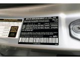 2020 GLE Color Code for Iridium Silver Metallic - Color Code: 775