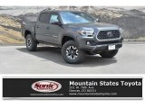 2019 Magnetic Gray Metallic Toyota Tacoma TRD Off-Road Double Cab 4x4 #134160806