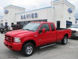 2006 Red Clearcoat Ford F250 Super Duty XL SuperCab 4x4 #13368761