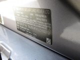 2020 XF Color Code for Eiger Gray Metallic - Color Code: 1DF