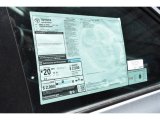 2020 Toyota Sienna SE AWD Window Sticker