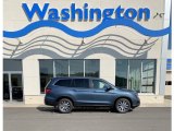 2019 Obsidian Blue Pearl Honda Pilot EX-L AWD #134209354