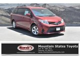 2020 Salsa Red Pearl Toyota Sienna LE #134228857