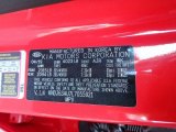 2020 Soul Color Code for Inferno Red - Color Code: AJR