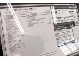 2020 Mercedes-Benz AMG GT Coupe Window Sticker