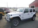 2019 Bright White Jeep Wrangler Unlimited Sahara 4x4 #134304299