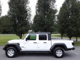 2020 Bright White Jeep Gladiator Sport 4x4 #134337533
