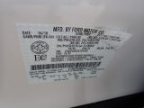 2018 Taurus Color Code for White Platinum - Color Code: UG