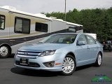 2011 Light Ice Blue Metallic Ford Fusion Hybrid #134378959