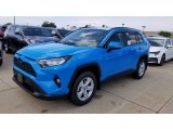 2019 Blue Flame Toyota RAV4 XLE #134404741